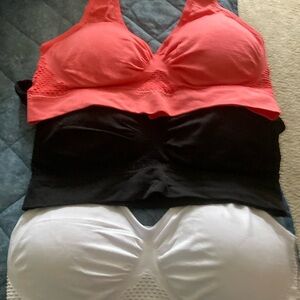 Women’s soft and support bra’s, three piece set